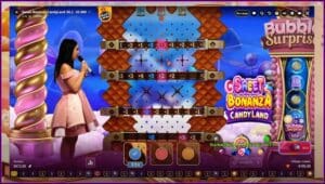 Big win in the game Sweet Bonanza CandyLand from the popular provider Pragmatic Play is in this photo!