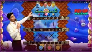 Get the best bonuses at Pin-Up Casino and play Sweet Bonanza Candyland! is in this image.
