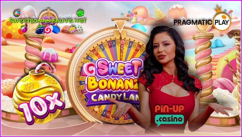 Қалай ойнауға Sweet Bonanza Candyland бұл суретте онлайн казинода.
