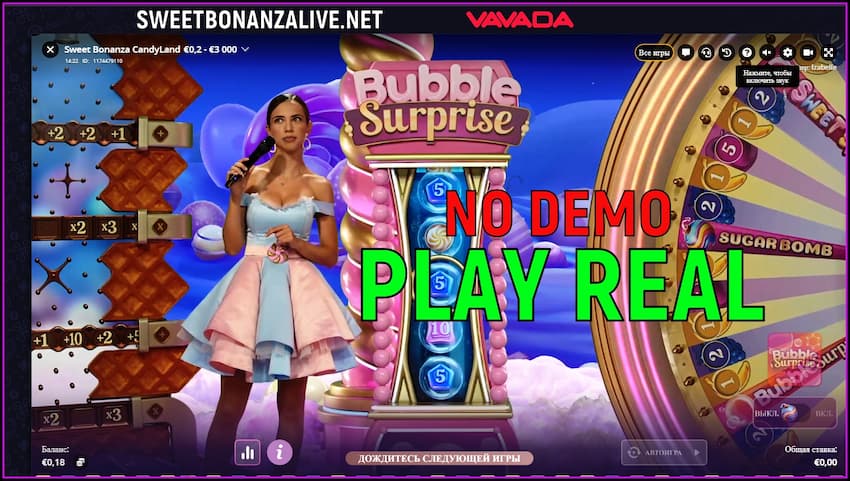 The Game Sweet Bonanza Candyland has no demo mode, so play and win for real is in this image!