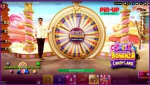 The best game Sweet Bonanza Candyland by Pragmatic Play is available for players at Pin UP Casino is in this image.