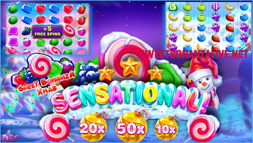 Candy Bonanza Xmas Slot (game provider Nextspin) in this picture.
