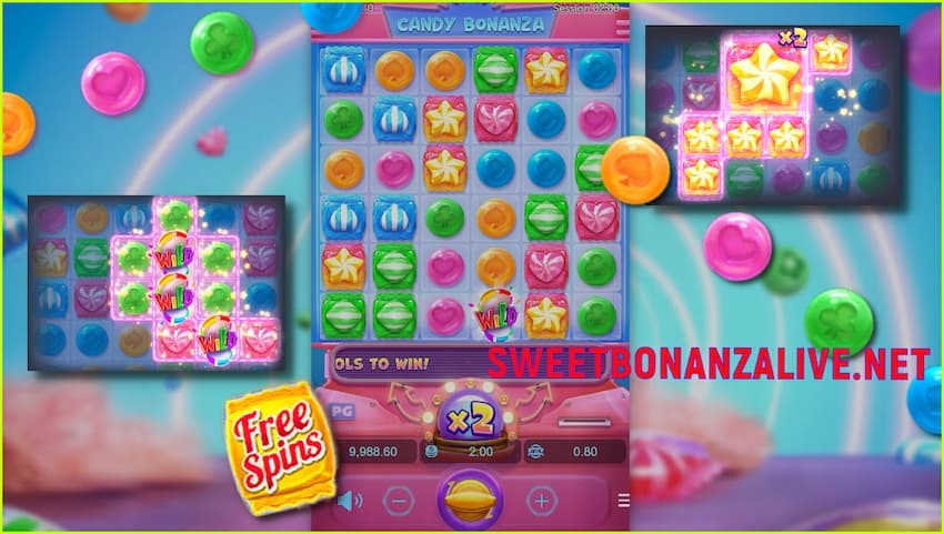 Candy Bonanza (slot machine creator PG Soft) in this picture.