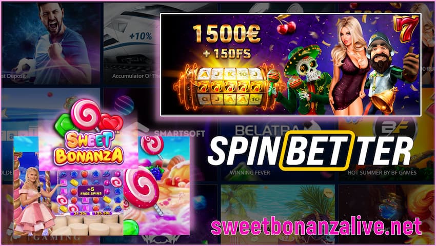 Get a welcome bonus of €1,500 and 150 free spins as a gift is in this picture!