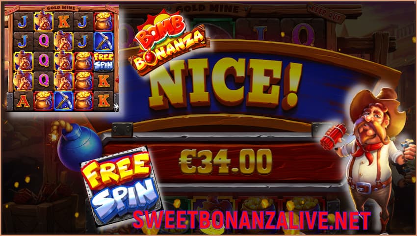 Bomb Bonanza slot is a very popular casino game pictured.