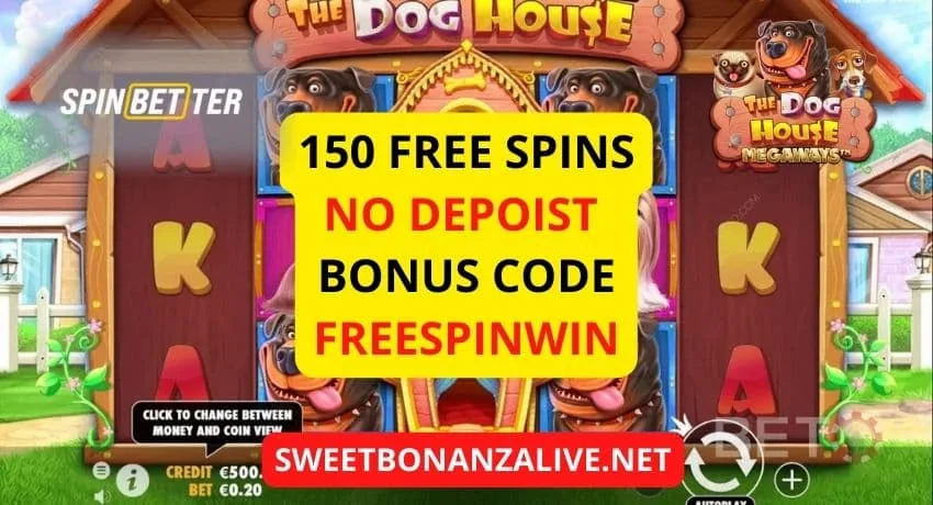 Play The Dog House slot and win multipliers in the bonus free spins pictured.