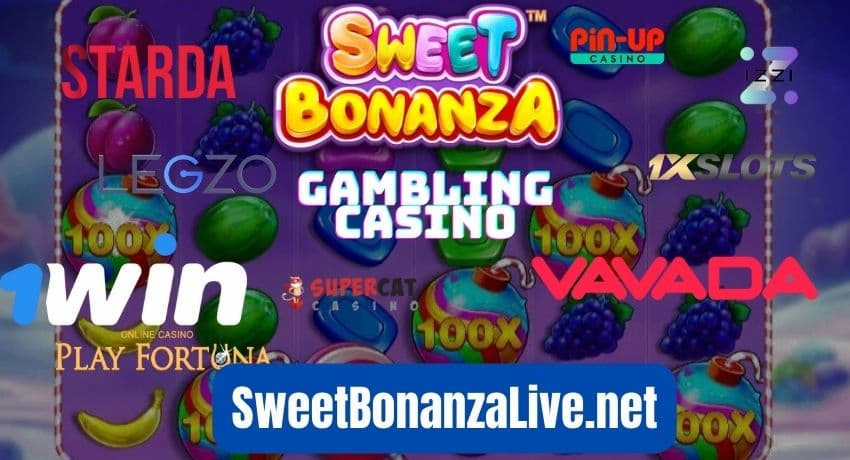  A visual depiction of the bonus features in Sweet Bonanza Casinos, with vibrant symbols and text illustrating the exciting rewards and special offers players can expect.
